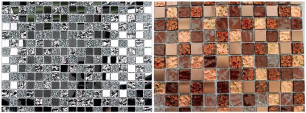 Мозаичная плитка из стекла имеет высококачественные эксплуатационные характеристики