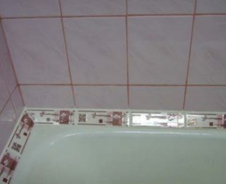 Надёжная и эстетичная стыковка ванны с плиткой