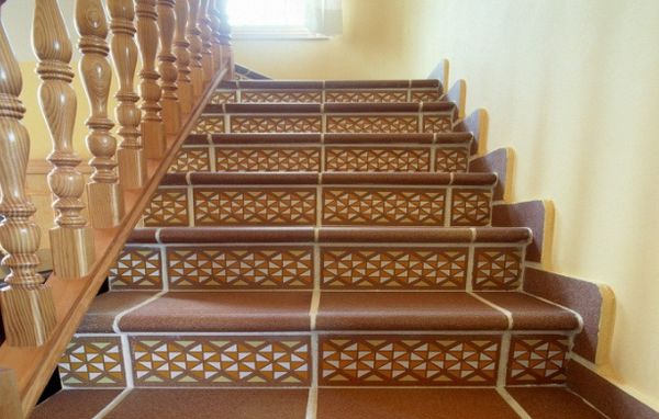 облицованная лестница