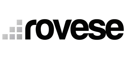 Логотип "Rovese" - компании-производителя керамической плитки и санфаянса