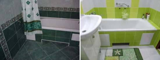 Сколько квадратов в ванной комнате